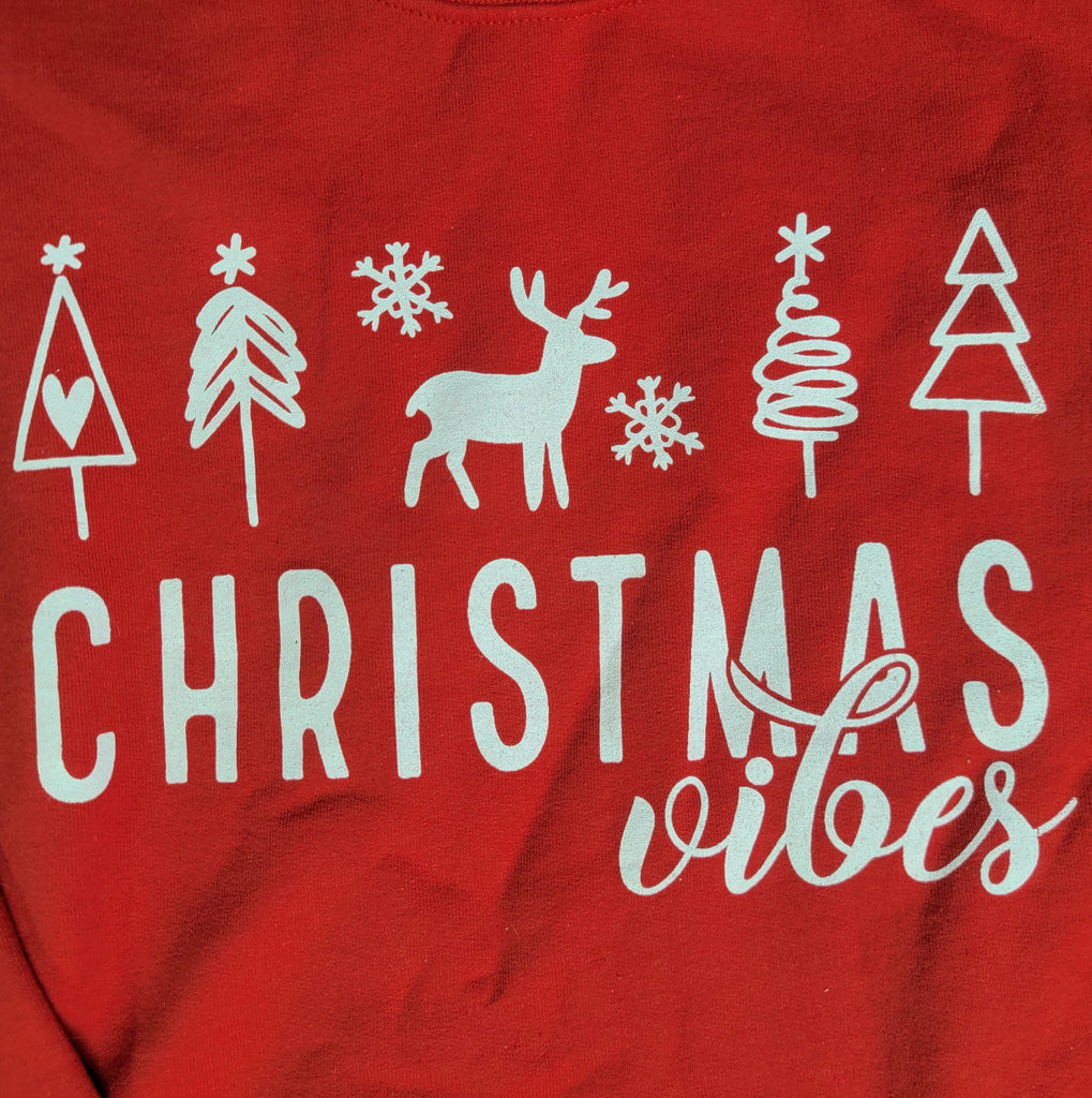 Christmas Vibes Crew Neck Sweatshirt