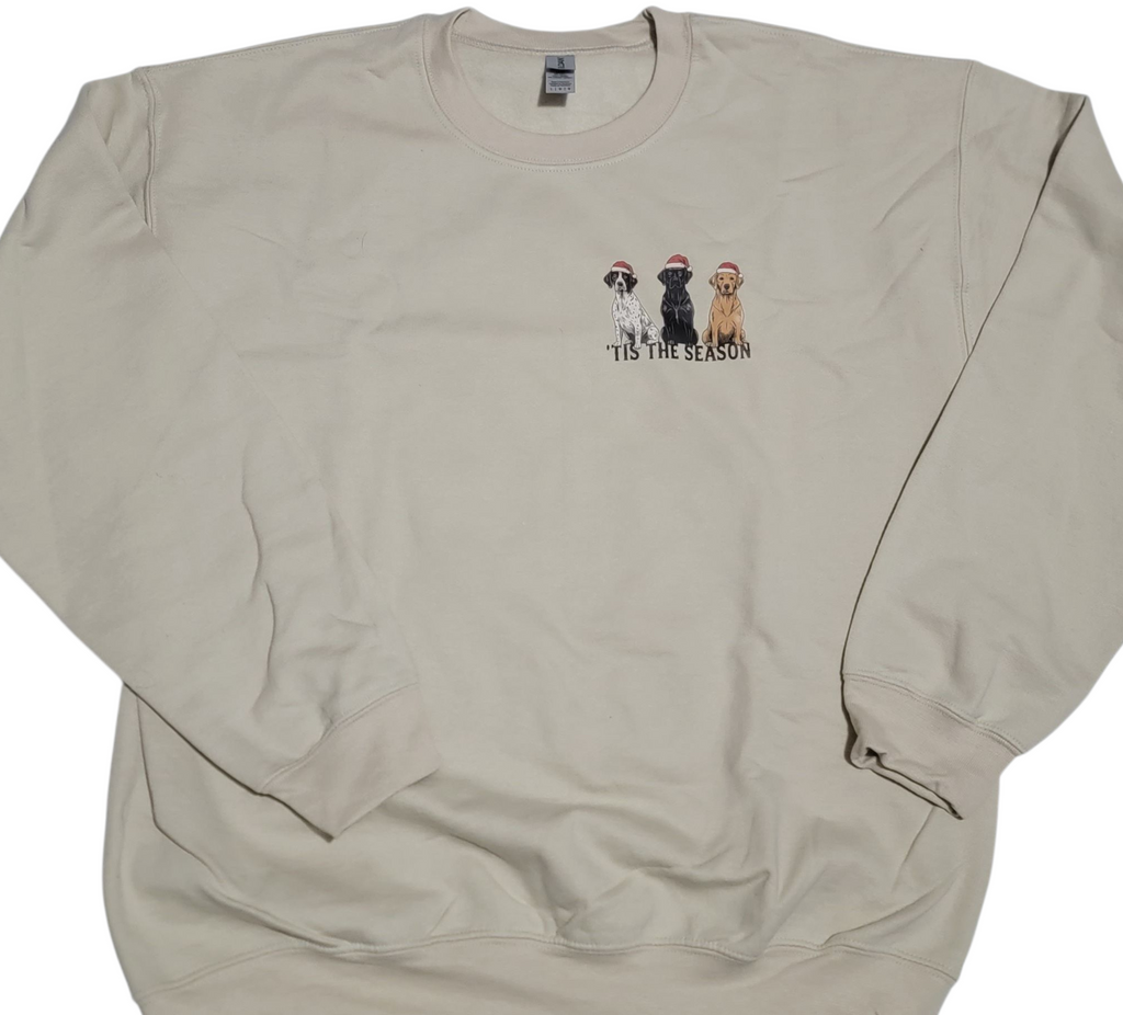 Vintage Dog 'Tis the Season Crewneck