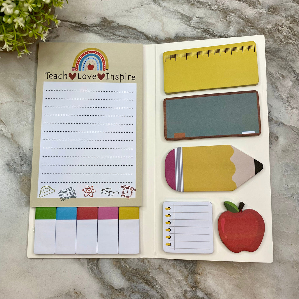 Sticky Note Booklet Set - Teaching Heart (White Background)