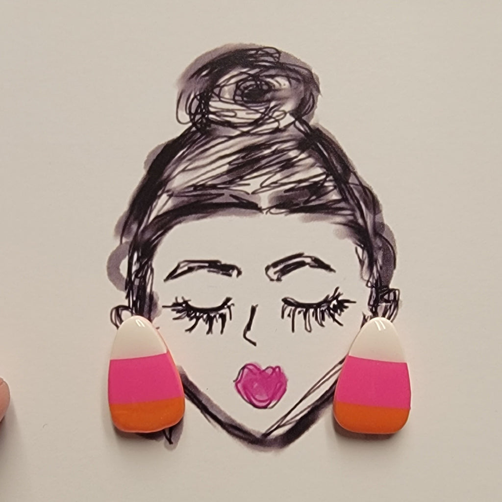 Mini Clay Earrings- Halloween