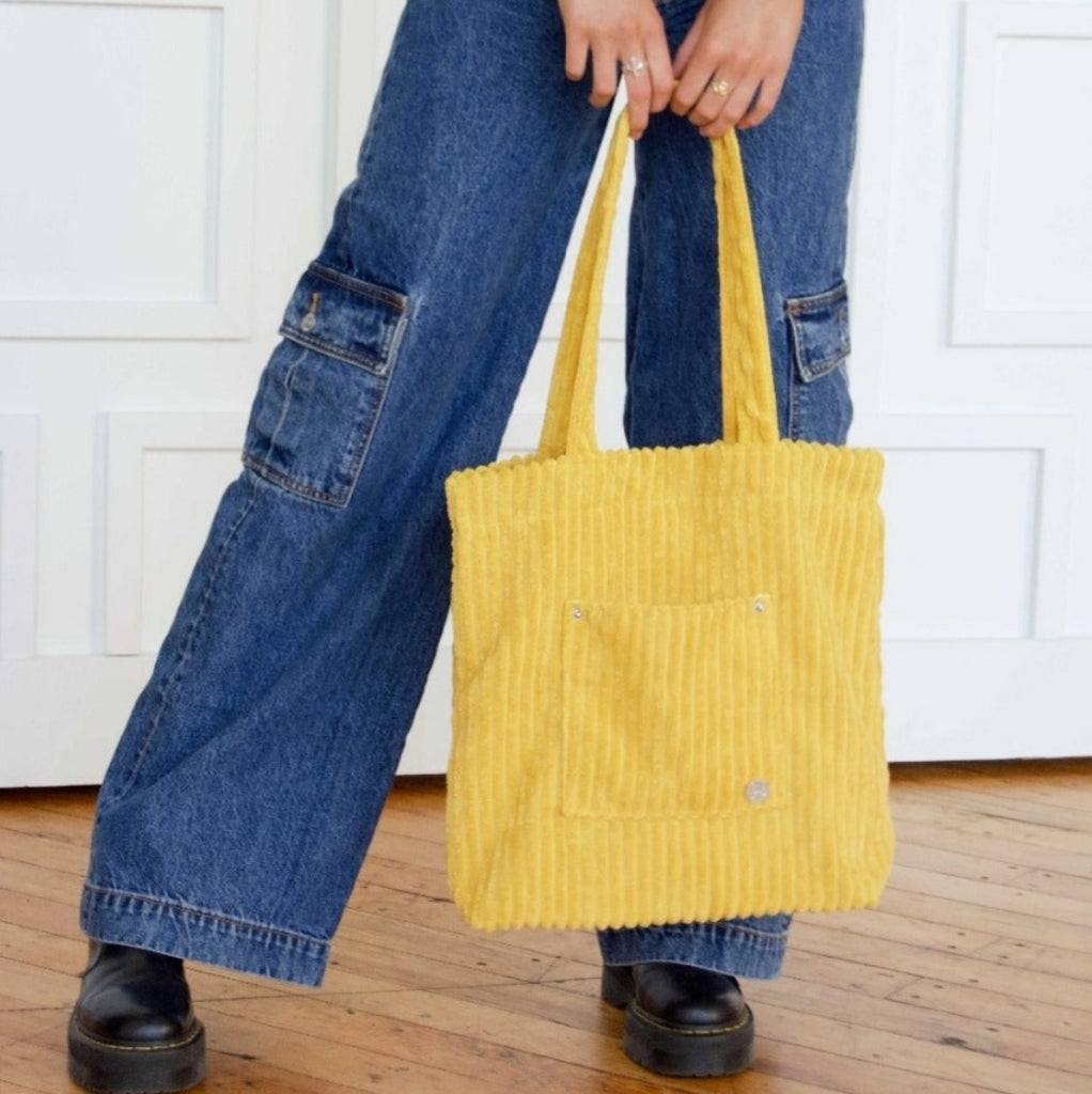 Sammie Corduroy Tote Bag